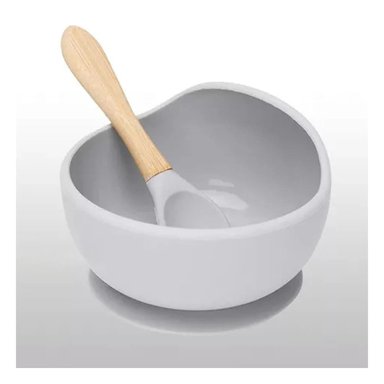 PACK2 PLATO DE MESA PARA NIÑO PLOMO Y+REGALO STICKERS