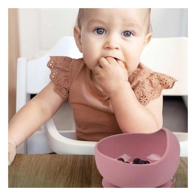 PACK2 PLATO Y CUBIERTO RESISTENTE ROSA Y+PAPEL DE REGALO