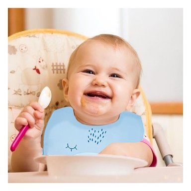 PACK2 BABERO RESISTENTE AL AGUA DE CELESTE Y+REGALO STICKERS