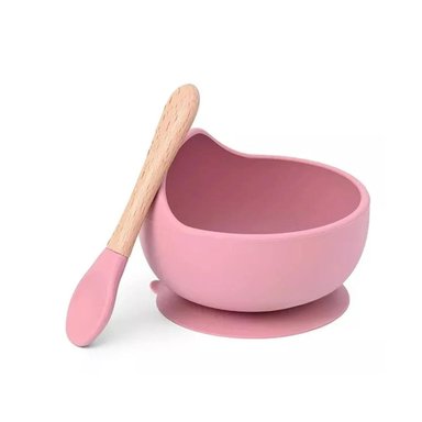 PACK12 UTENSILIOS PRACTICO BEBES EN ROSA Y+PAPEL DE REGALO