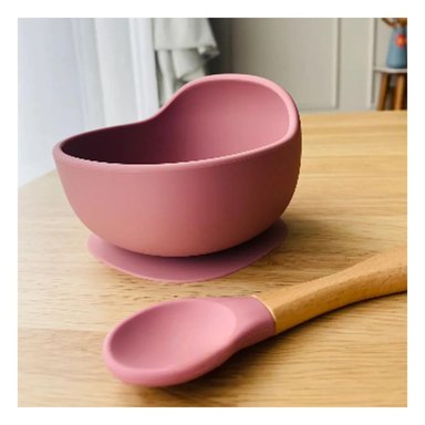 PACK2 PLATO DE MESA PARA NIÑO ROSA OSCURO Y+REGALO STICKERS