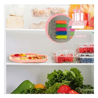 PACK4 TAZON DINAMICO DE BEBE 3 DIVISIONES EN ROSADO