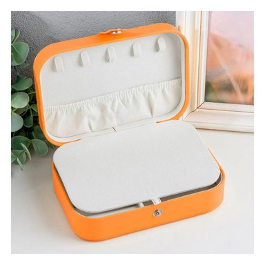 PACK4 CAJA PARA JOYAS DINAMICO ANARANJADO Y+PAPEL DE REGALO