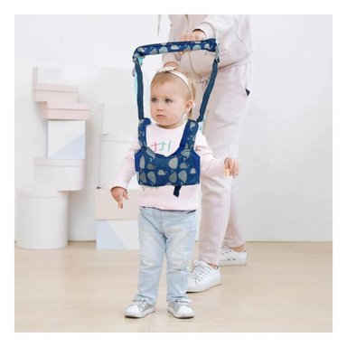 PACK4 ANDADOR UTIL PARA BEBE EN AZUL Y+PAPEL DE REGALO