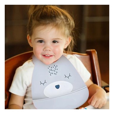 PACK4 PROTECTORES INFANTILES DE SILICONA CON CARITA PLOMO DURADERO Y SEGURO - 3
