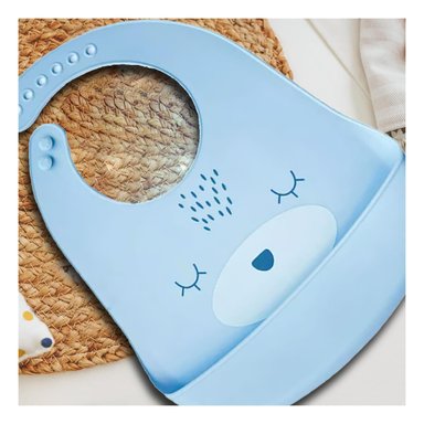 PACK12 MANDIL PARA INFANTES COMODO EN COLOR CELESTE