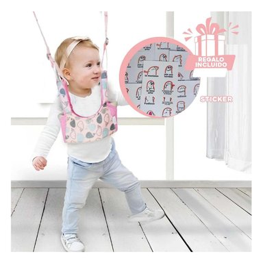 PACK4 ARNES DE PRIMEROS PASOS ROSADO Y+REGALO STICKERS