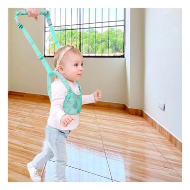 PACK4 ANDADOR UTIL PARA BEBE EN VERDE Y+PAPEL DE REGALO