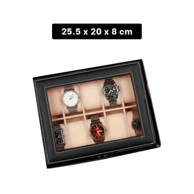 PACK4 EXHIBIDOR DE MESA PARA 10 RELOJES NEGRO SOFISTICADO - 4
