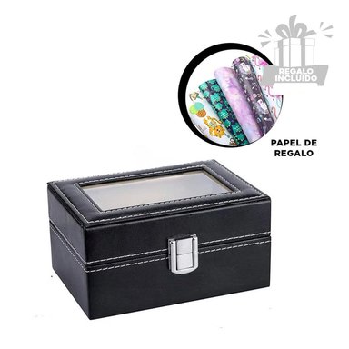 PACK6 COFRE FUNCIONAL Y RESISTENTE NEGRO Y+PAPEL DE REGALO
