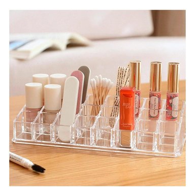 PACK4 CAJA PARA GUARDAR LABIALES EN TRANSPARENTE