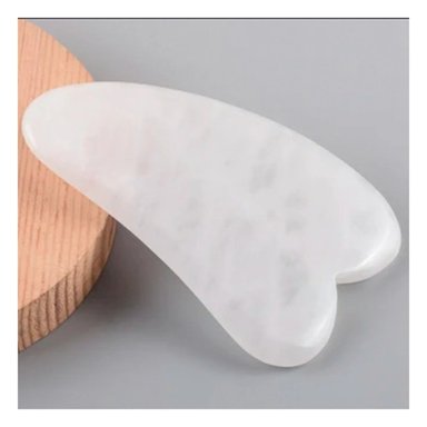 PACK12 INSTRUMENTO FACIAL BLANCO SET DE 3 DE JADE PARA CUIDADO Y+REGALO STICKER - 5