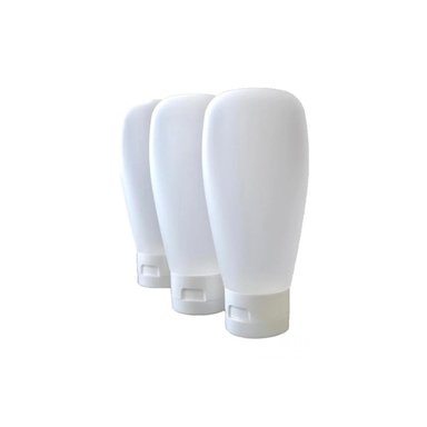 PACK6 FRASCOS DE MANO RECARGABLES Y EXPRIMIBLES BLANCO 60 ML GEL Y SHAMPOO Y+REGALO STICKER - 2
