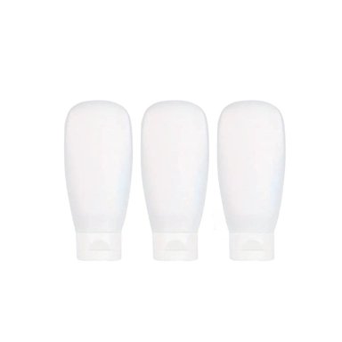 PACK12 FRASCOS COMPACTOS RECARGABLES Y EXPRIMIBLES BLANCO 60 ML SHAMPOO Y GEL Y+REGALO STICKER - 2