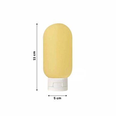PACK6 FRASCOS LIVIANOS RECARGABLES Y EXPRIMIBLES MULTICOLOR 60 ML CREMA Y LOCION - 4