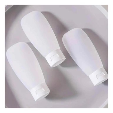 PACK4 DISPENSADORES PERSONALES RECARGABLES Y EXPRIMIBLES BLANCO 60 ML Y+REGALO STICKER - 3