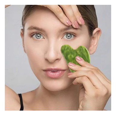 PACK4 MASAJEADOR DE BELLEZA VERDE PARA LUMINOSIDAD Y CUIDADO FACIAL Y+REGALO STICKER - 5