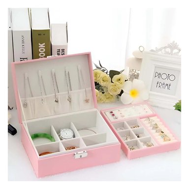 PACK4 ORGANIZADOR FIRME DE 23X17X9CM EN COLOR ROSADO