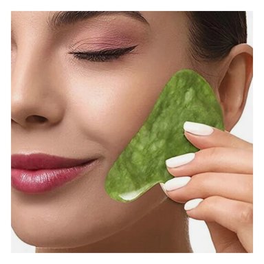 PACK6 HERRAMIENTA VERDE PARA MASAJE Y BRILLO NATURAL DEL ROSTRO Y+REGALO STICKER - 5