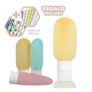 PACK12 BOTELLAS PORTATIL EN MULTICOLOR Y+PAPEL DE REGALO