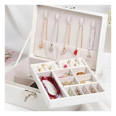 PACK2 JOYERO DE ARTÍCULOS PERSONALES BLANC Y+PAPEL DE REGALO