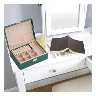 PACK6 CAJÓN DE JOYAS PARA DAMAS EN TONALIDAD VERDE