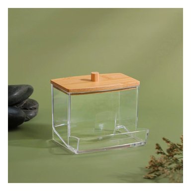 PACK12 FRASCO COMPACTO PARA ORGANIZAR HISOPOS EN TOCADOR Y+REGALO STICKER - 3