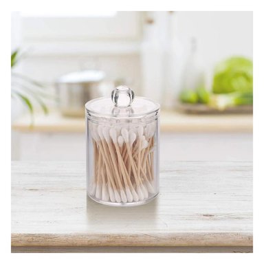 PACK12 CONTENEDOR DUAL Y DURADERO DE ACRILICO PARA HISOPOS