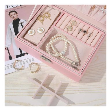 PACK6 ESTUCHE ELEGANTE Y FUNCIONA 23X17X9CM ROSA