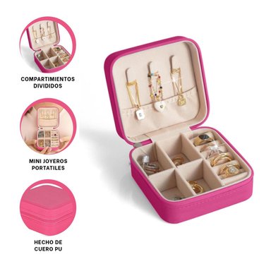 PACK12 ORGANIZADOR MINI Y PRACTICO PARA DAMA FUCSIA