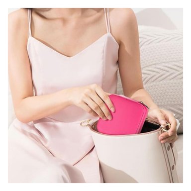 PACK2 JOYERO CIERRE Y PORTABLE FUCSIA Y+REGALO STICKERS