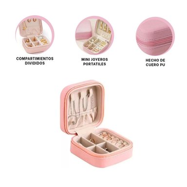 PACK12 ESTUCHE MINI Y PRACTICO PARA DAMA EN COLOR ROSADO