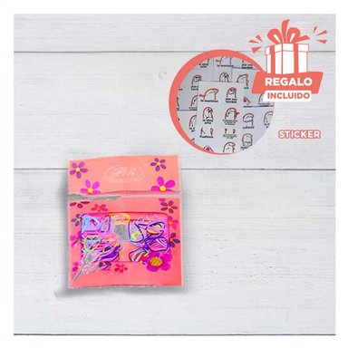 PACK6 ESTUCHE DE LIGAS MULTICOLOR Y+REGALO STICKERS