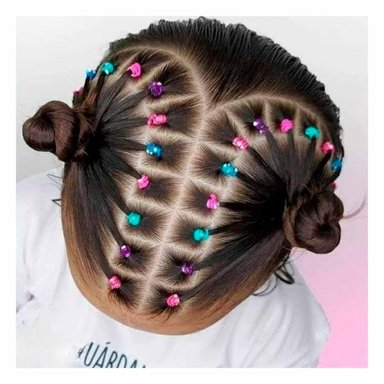 PACK2 PAQUETE DE LIGAS MULTICOLOR PARA EL CABELLO 25MM