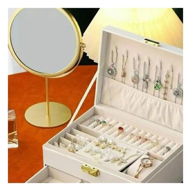 PACK6 ORGANIZADOR DE COLLARES PARA DAMAS EN COLOR BLANCO