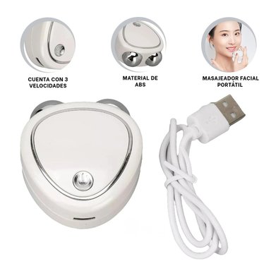 PACK2 MASAJEADOR RESISTENTE BLANCO Y+REGALO STICKERS