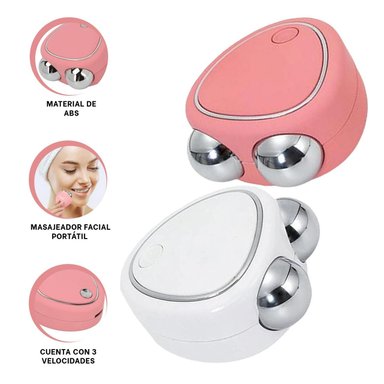 PACK2 MASAJEADOR POTENTE RODILLO ROSADO Y+PAPEL DE REGALO