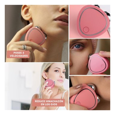 PACK4 MASAJEADOR POTENTE RODILLO ROSADO Y+REGALO STICKERS