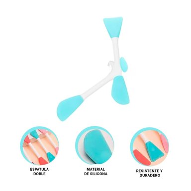 PACK2 ESPATULA IDONEA PARA MUJER CELESTE Y+PAPEL DE REGALO - 1
