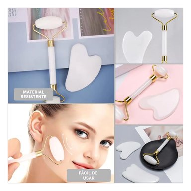 PACK4 RODILLO DE PLASTICO PARA CARA BLANCO Y+PAPEL DE REGALO - 3