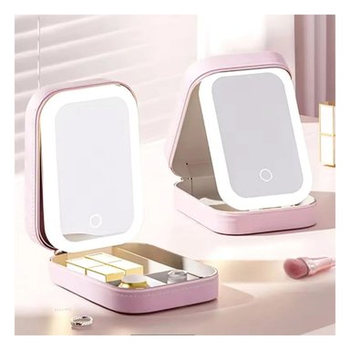 PACK4 CAJON COLLARES FEMENINO ROSADO Y+PAPEL DE REGALO