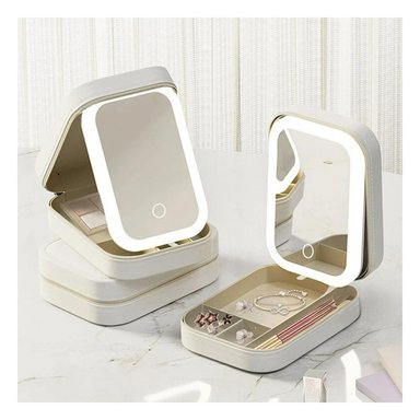 PACK4 CAJON PARA GUARDAR COLLARES EN COLOR BLANCO