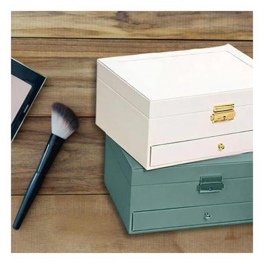 PACK4 ORGANIZADOR PARA GUARDAR COLLARES EN COLOR VERDE