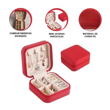 PACK12 ESTUCHE MINI Y PRACTICO PARA DAMA EN COLOR ROJO