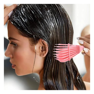 PACK12 CEPILLO PARA EL CUIDADO DEL PELO EN ROSADO