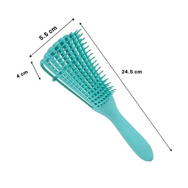 PACK2 PEINE DE CUERPO HUECO PARA PELO VERD Y+PAPEL DE REGALO