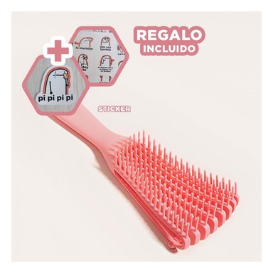 PACK12 PEINETA LIGERA PARA MUJERES ROSADO Y+REGALO STICKERS