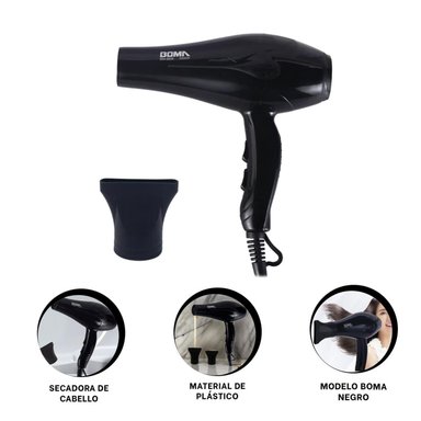 PACK4 MAQUINA SECADORA EN NEGRO Y+PAPEL DE REGALO