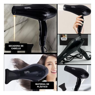 PACK4 SECADORA PARA PELUQUERIA EN NEGRO Y+REGALO STICKERS