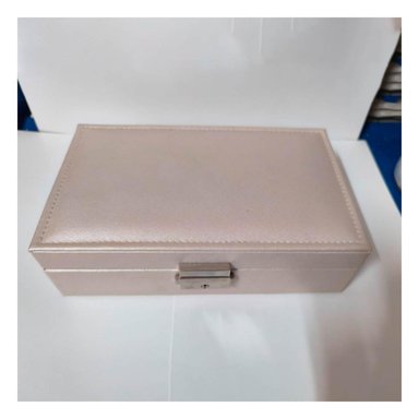 PACK2 JOYERO ELEGANTE Y ORGANIZADO EN BEIG Y+PAPEL DE REGALO